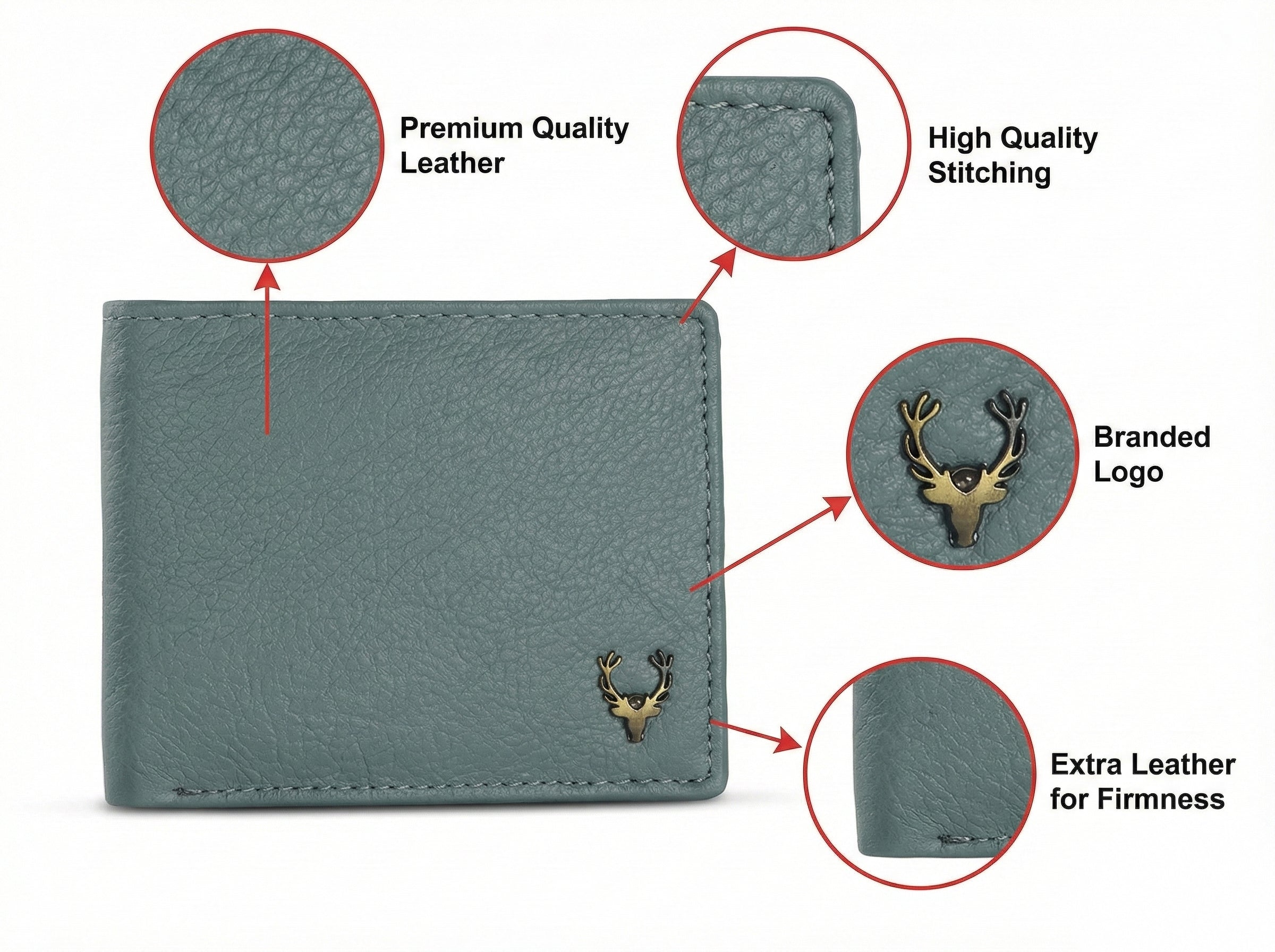 Piel Fina RFID Protected Genuine Leather Wallet for Men – Premium Slim Bi-Fold Men’s Wallet - AMANISHE STUDIO