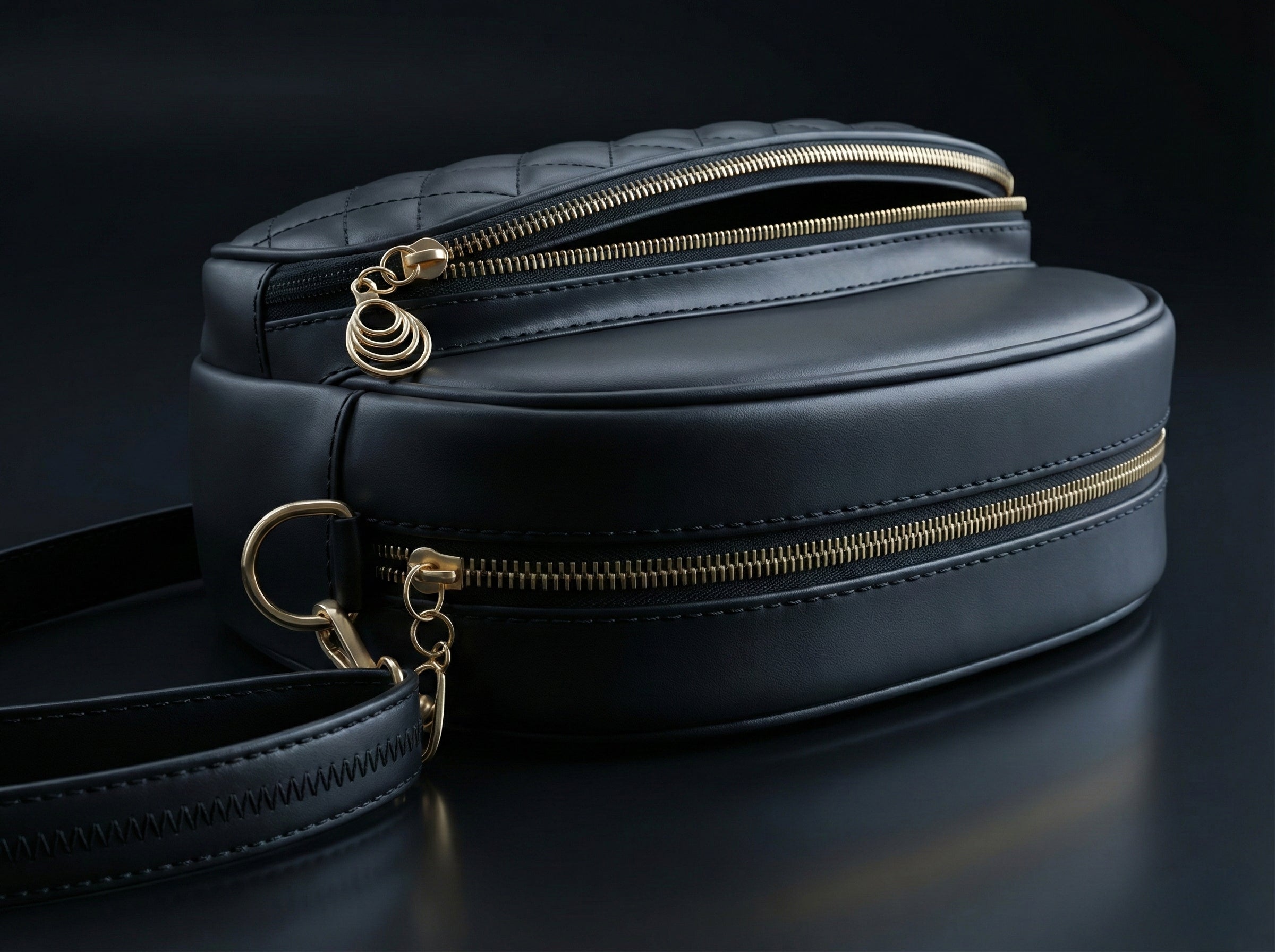 Luxury Quilted Crossbody Shoulder Bag – Premium PU Leather - AMANISHE STUDIO