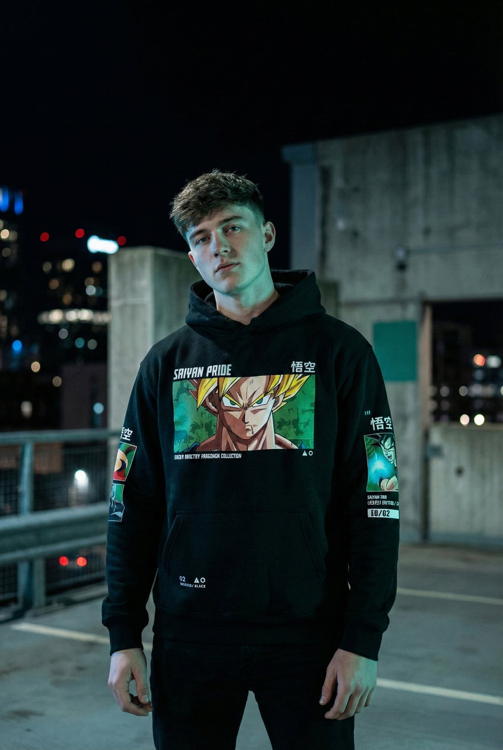 Anime Warrior Eyes Hoodie | Oversized Streetwear for Men & Women | Japanese Graphic Winter Fleece Sweatshirt - AMANISHE STUDIO